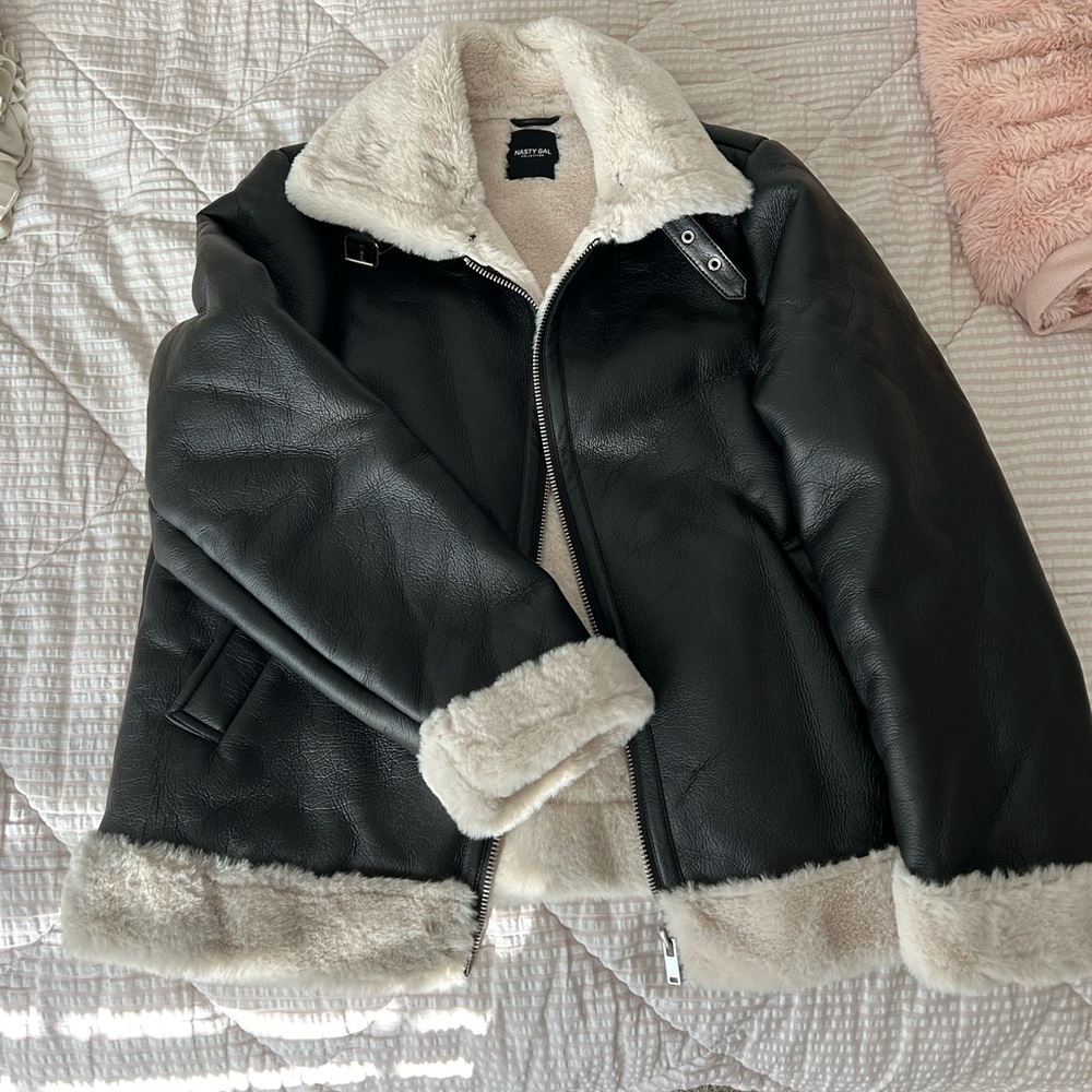 Nasty Gal Faux Leather Jacket